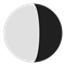 Phase de lune: 51% - Lune gibbeuse décroissante