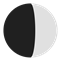 Phase de lune: 40% - Premier croissant