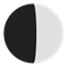 Phase de lune: 44% - Premier croissant