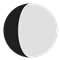 Phase de lune: 63% - Lune gibbeuse croissante