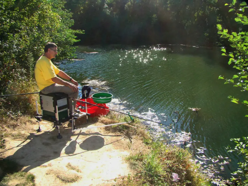 Pêche de la brème au coup au moulinet