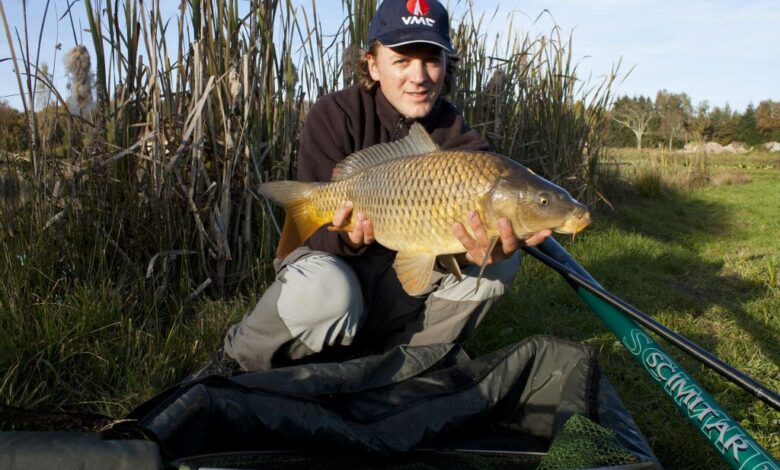 Pêcher la carpe au coup, à l'anglaise et au feeder