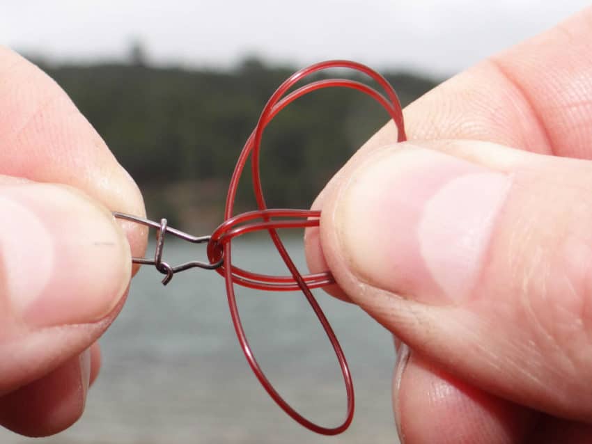 Noeud de pêche Double Uni Knot