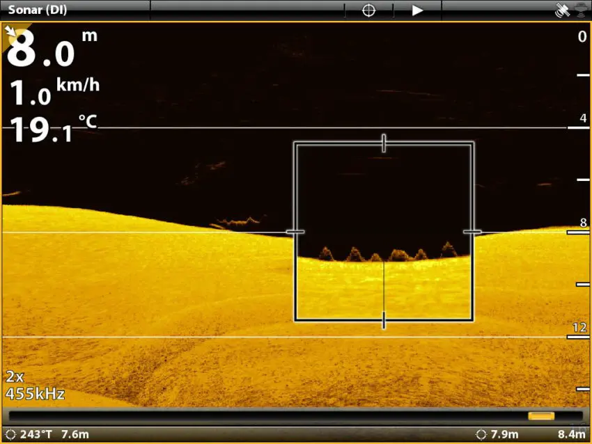 Mode Down Imaging des sondeurs Humminbird