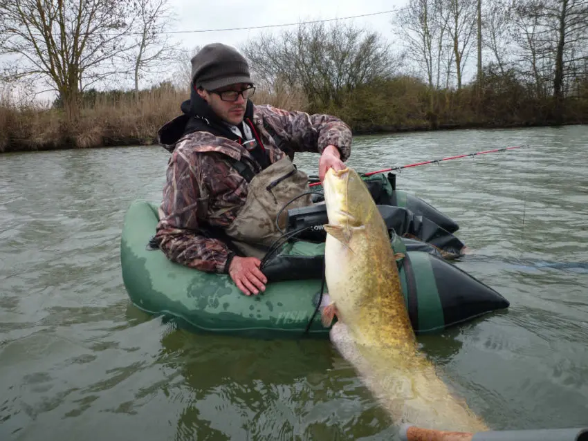 Pêche du silure en float-tube