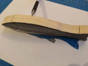 Craft d'un leurre swimbait pour la pêche du brochet