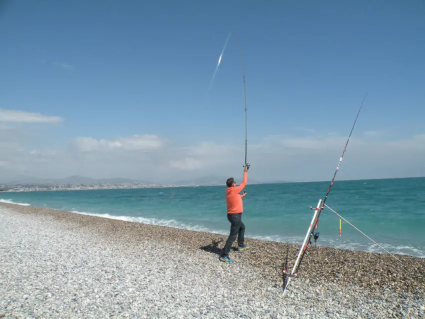 Pêche à la crevette en surfcasting