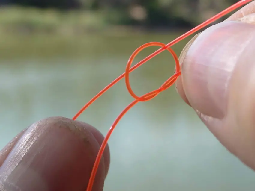 Boucle du pêcheur, un noeud de pêche