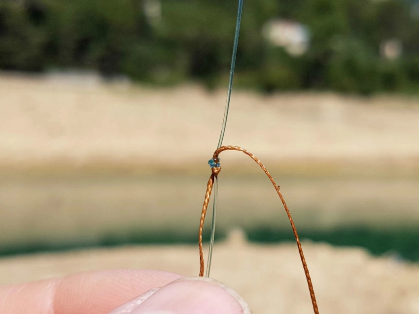 Noeud de potence pour la pêche