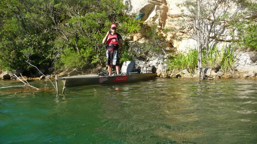 Pêche en kayak des carnassiers d'eau douce