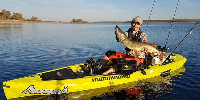 Pêche en kayak des carnassiers d'eau douce