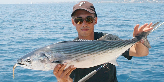 Pêche en mer à la volée