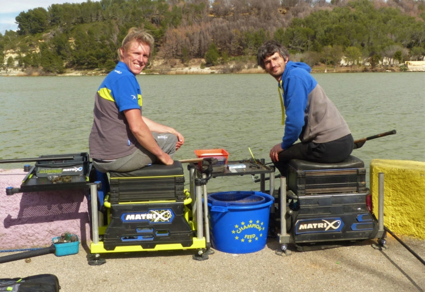 Pêche au feeder en américaine