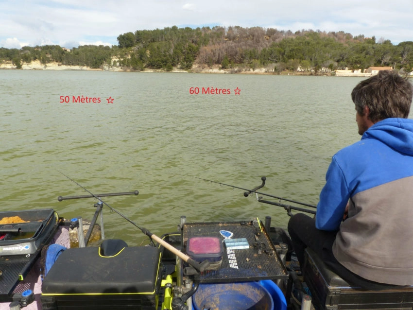 Pêche au feeder en américaine