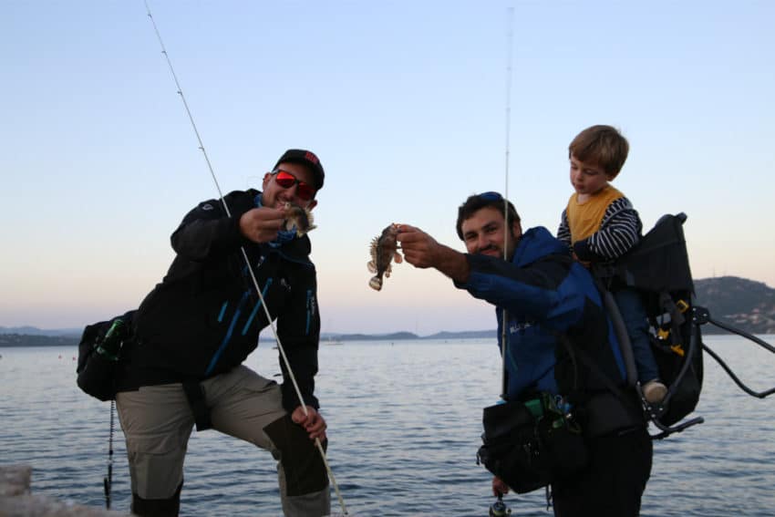 Pêche en rockfishing au printemps