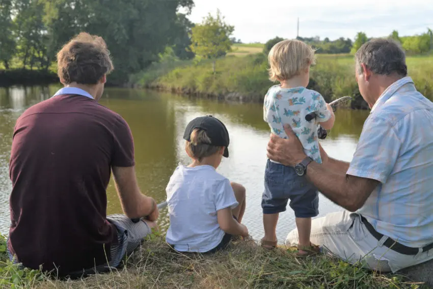 Pêche en famille