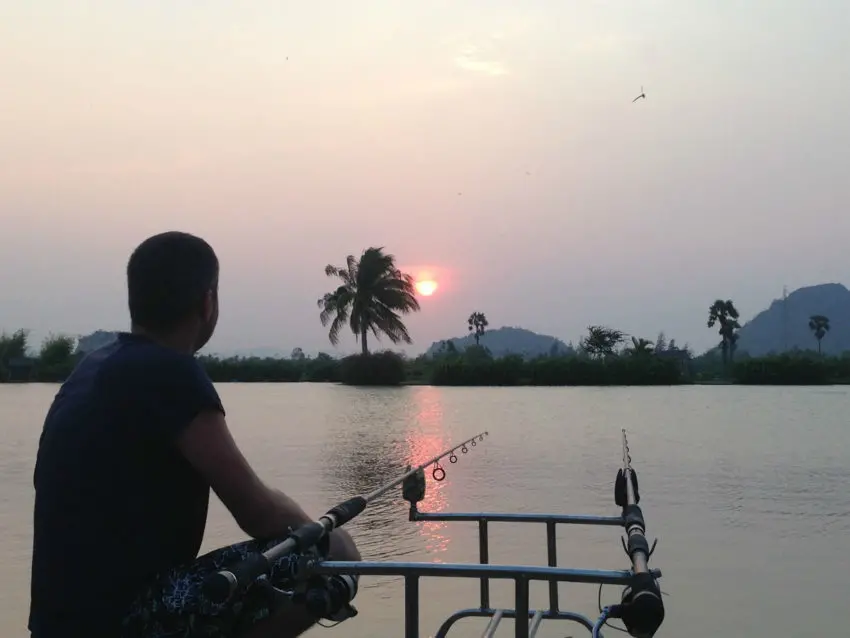 Pêche en eau douce en Thaïlande