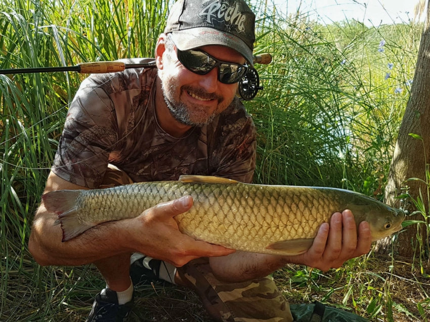 Pêche de la carpe en flystalk