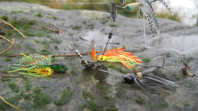 Spinnerbait pour la pêche des carnassiers