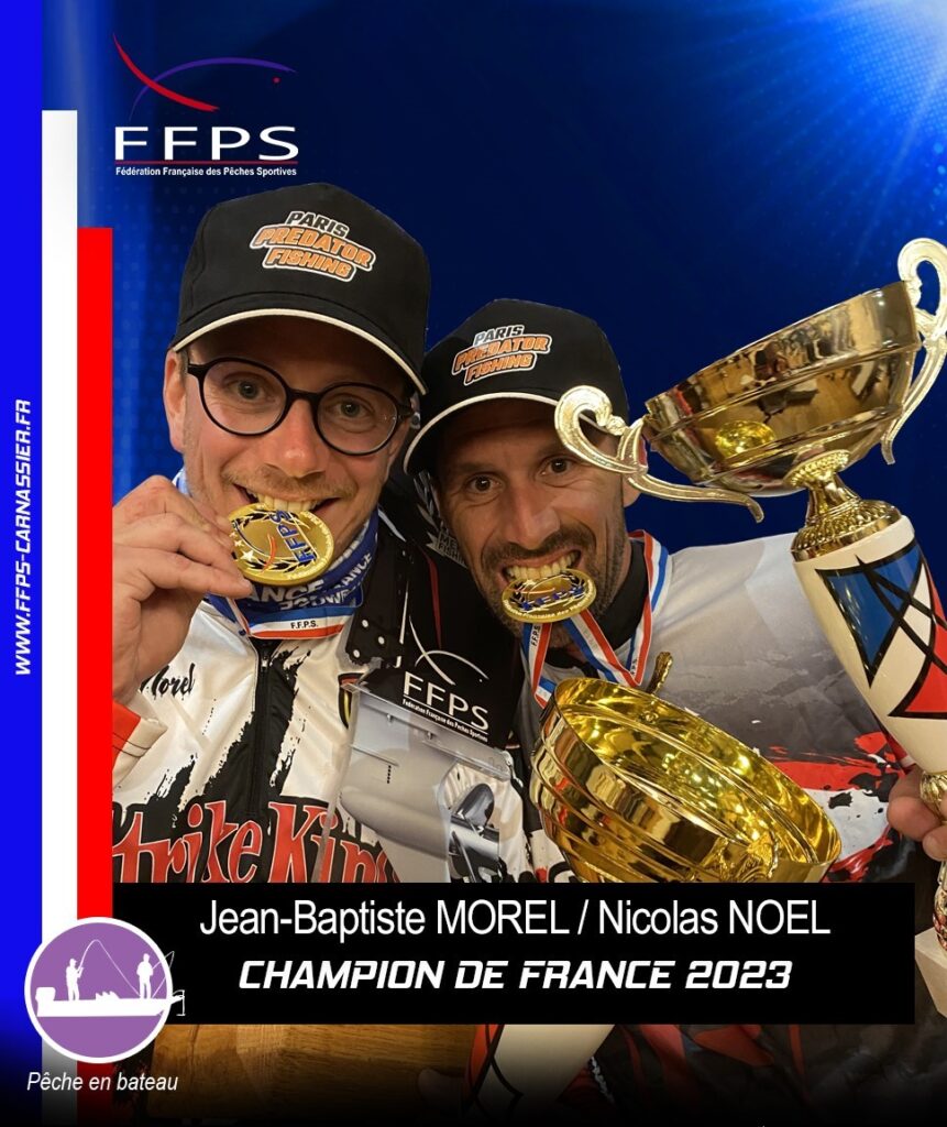 Champions de France de pêche en bateau 2023