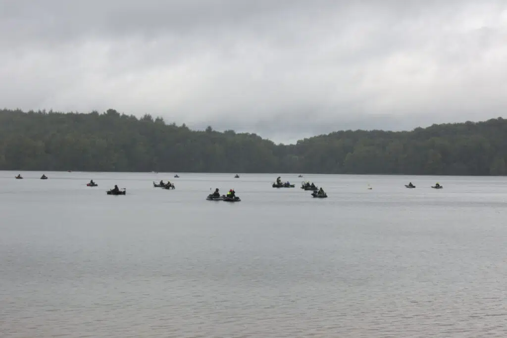 Affaire Jeannot lors des championnats de France de pêche en Float Tube.